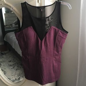 Victoria’s Secret Maroon & Black Bra Top Size M